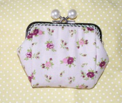 porte monnaie bourse rose 2