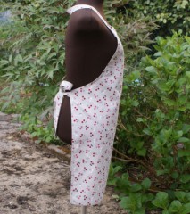 Tablier beige et ses cerises 3